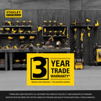 Stanley FatMax 18V Akku-Pendelhub-Stichsäge SFMCS600B (zwei Pendelhubstufen, variable Hubzahl, werkzeuglose Blattaufnahme, Gebläse, inkl. Holz-Sägeblatt, Lieferung ohne Akku und Ladegerät)