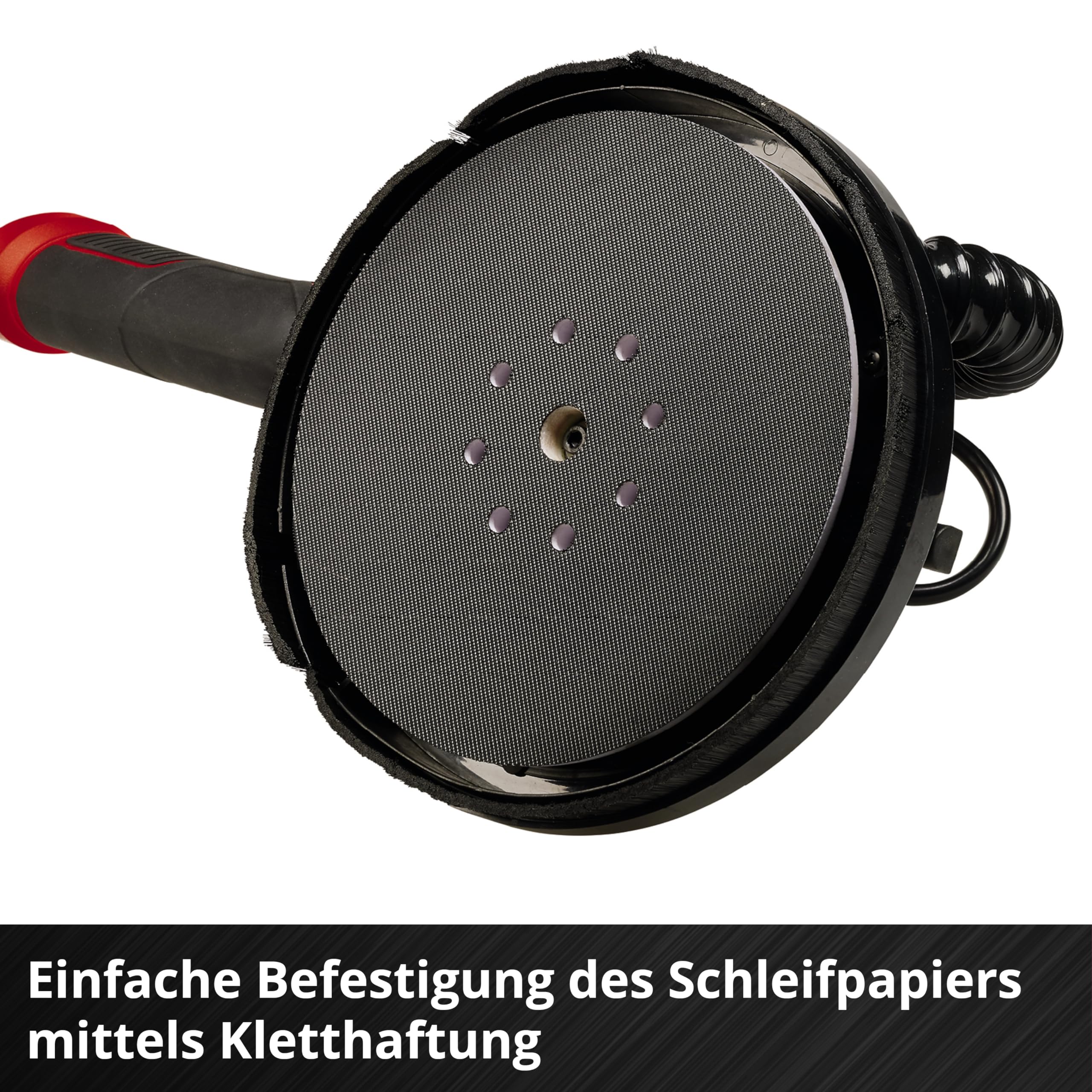 Einhell Akku-Trockenbauschleifer TP-DW 18/225 Li - Solo Power X-Change (Lithium-Ionen, inkl. Verlängerungsschlauch, Staubfangsack, Schleifpapier uvm. ohne Akku und Ladegerät)