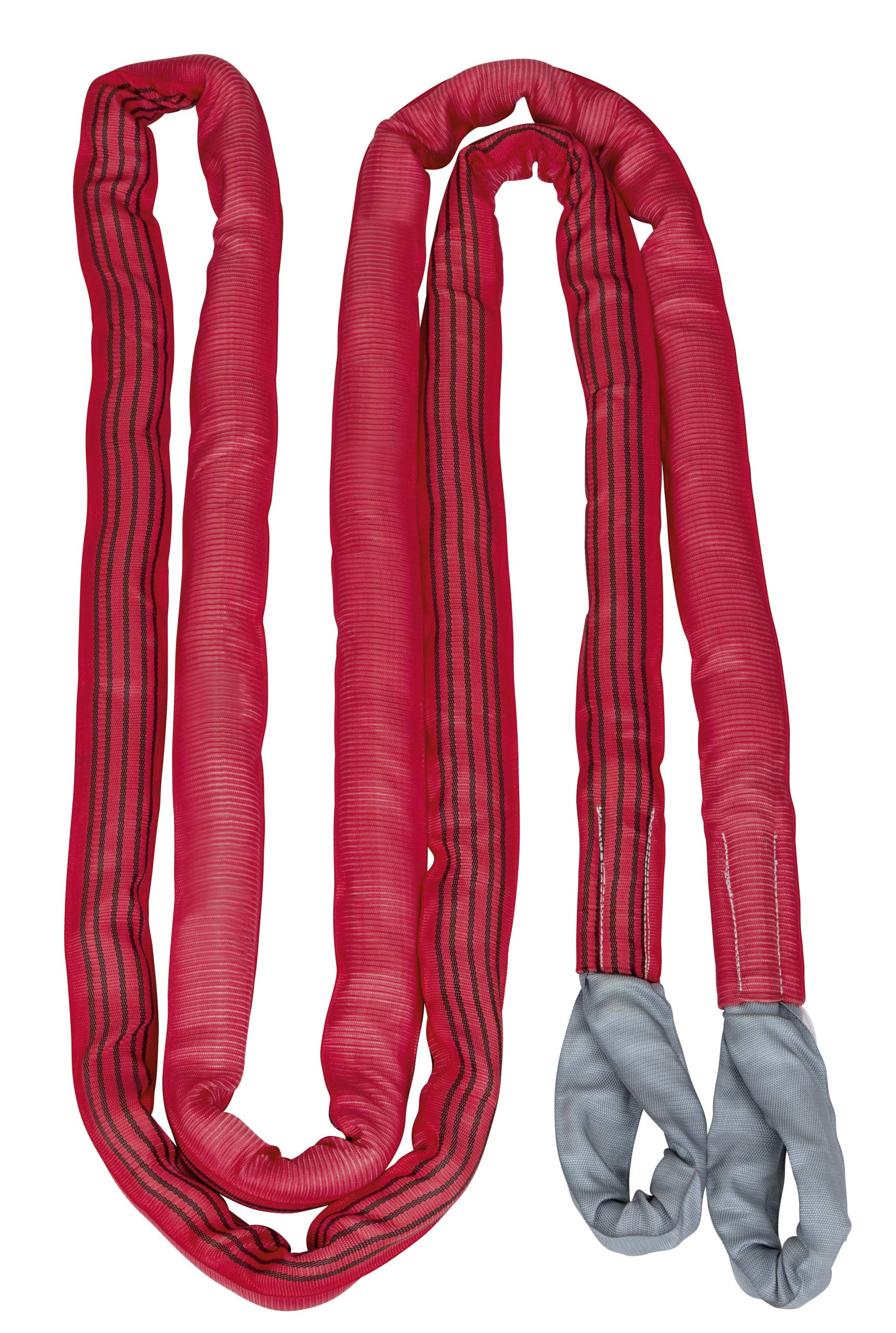 Kerbl Abschleppschlinge (L x B 6 m x 4 cm, Bruchlast 35000 kg, Farbe Rot, zum Schleppen von Fahrzeugen wie LKW usw.) 37706