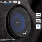 Pyle Auto Lautsprecher Set 15,2 cm x 20,3 cm, 3-Wege Lautsprecher Boxen, 360W, 91 dB, Einbaulautsprecher mit ASV-Spule, Autolautsprecher mit Piezo Hochtöner ¾" , Komplettset mit Installationszubehör