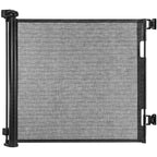 PetHot Treppenschutzgitter & Türschutzgitter Ausziehbar 0-140 cm, türgitter für Babys, Hunde & Katzen – Sicherheitsabsperrgitter für Treppen, Türen, Innen- & Außenbereich Schwarz