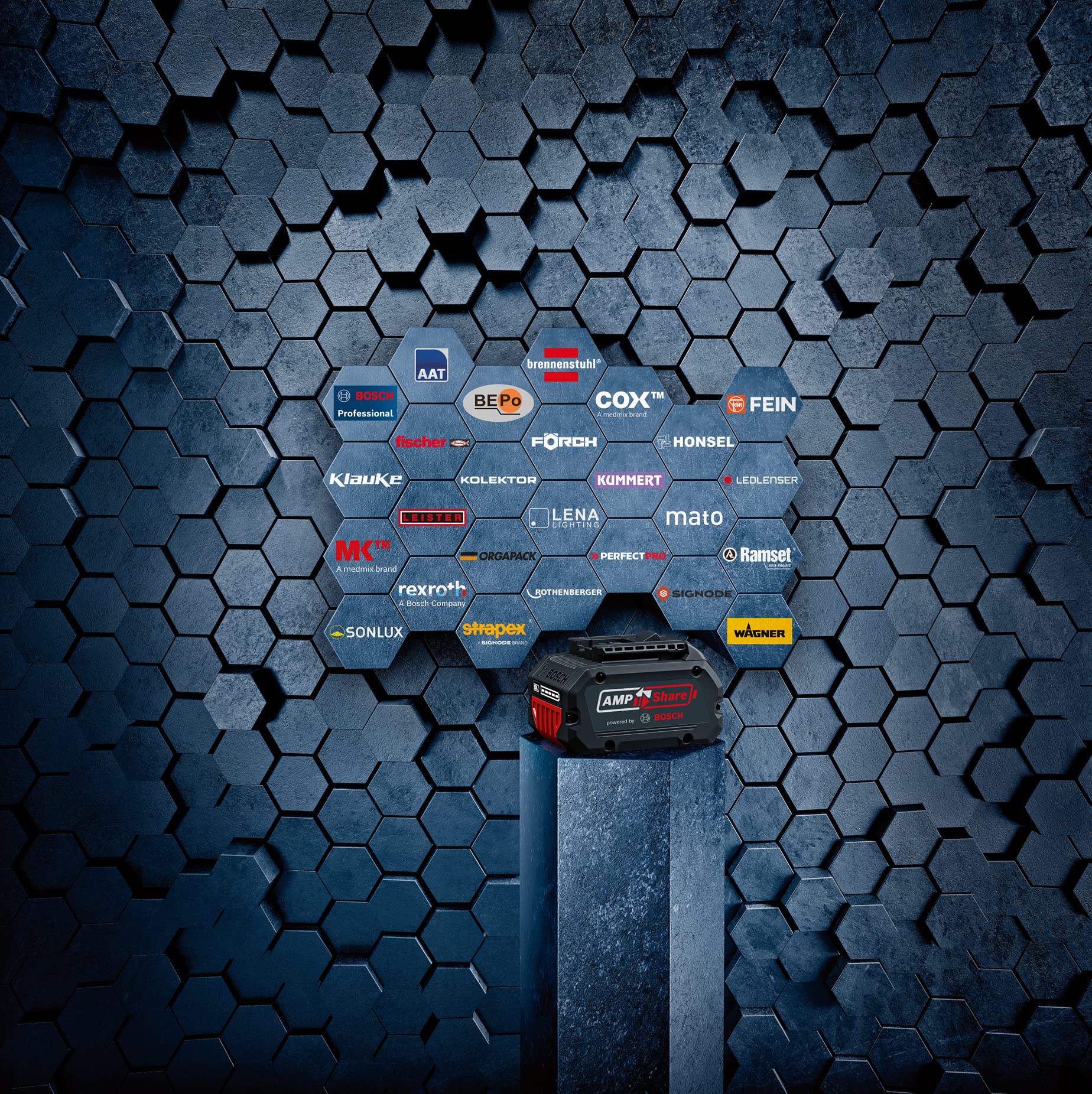 Bosch Professional 18V System Akku LED-Baustellenlampe GLI 18V-2200 C (max. Helligkeit 2200 Lumen, Connect Ready, ohne Akku/ Ladegerät)