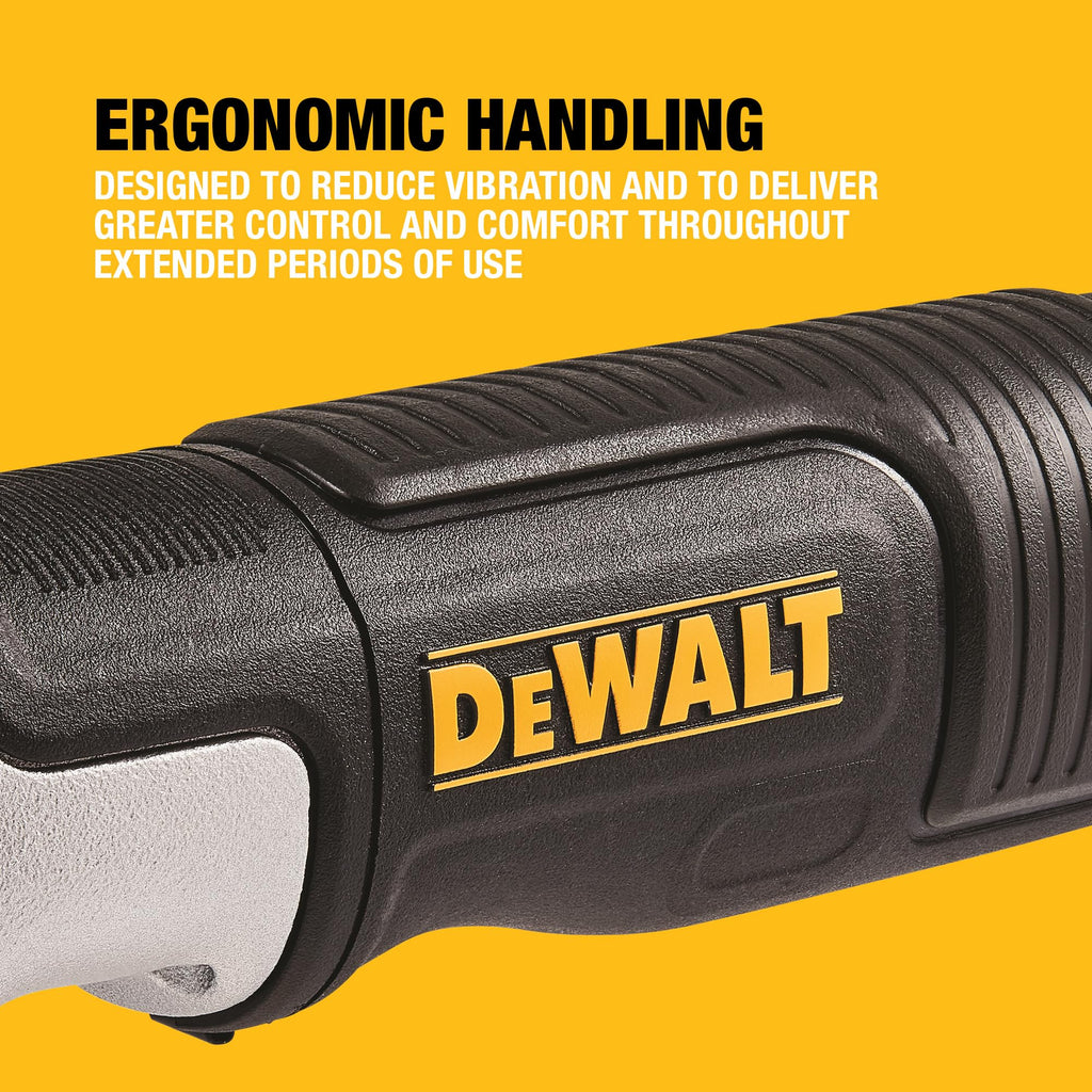 Dewalt Impact Winkelvorsatz für Schlagschrauber DT20500 (1/4" Sechskant, schlagfest, performt mit bis zu 43Nm Drehmoment, für den Einsatz auf Akku-Schlagschraubern)