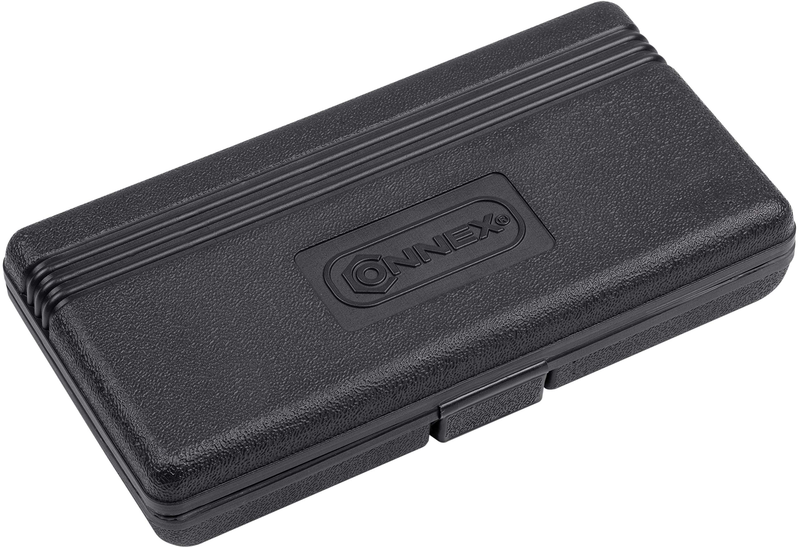Connex Bit- und Steckschlüssel-Satz 52-teilig - Stabiler Kunststoffkoffer - 1/4 Zoll - Umschaltknarre mit Schnelllösefunktion - Für Montage- & Schraubarbeiten / Stecknuss-Set / Bit-Set / COXB365010