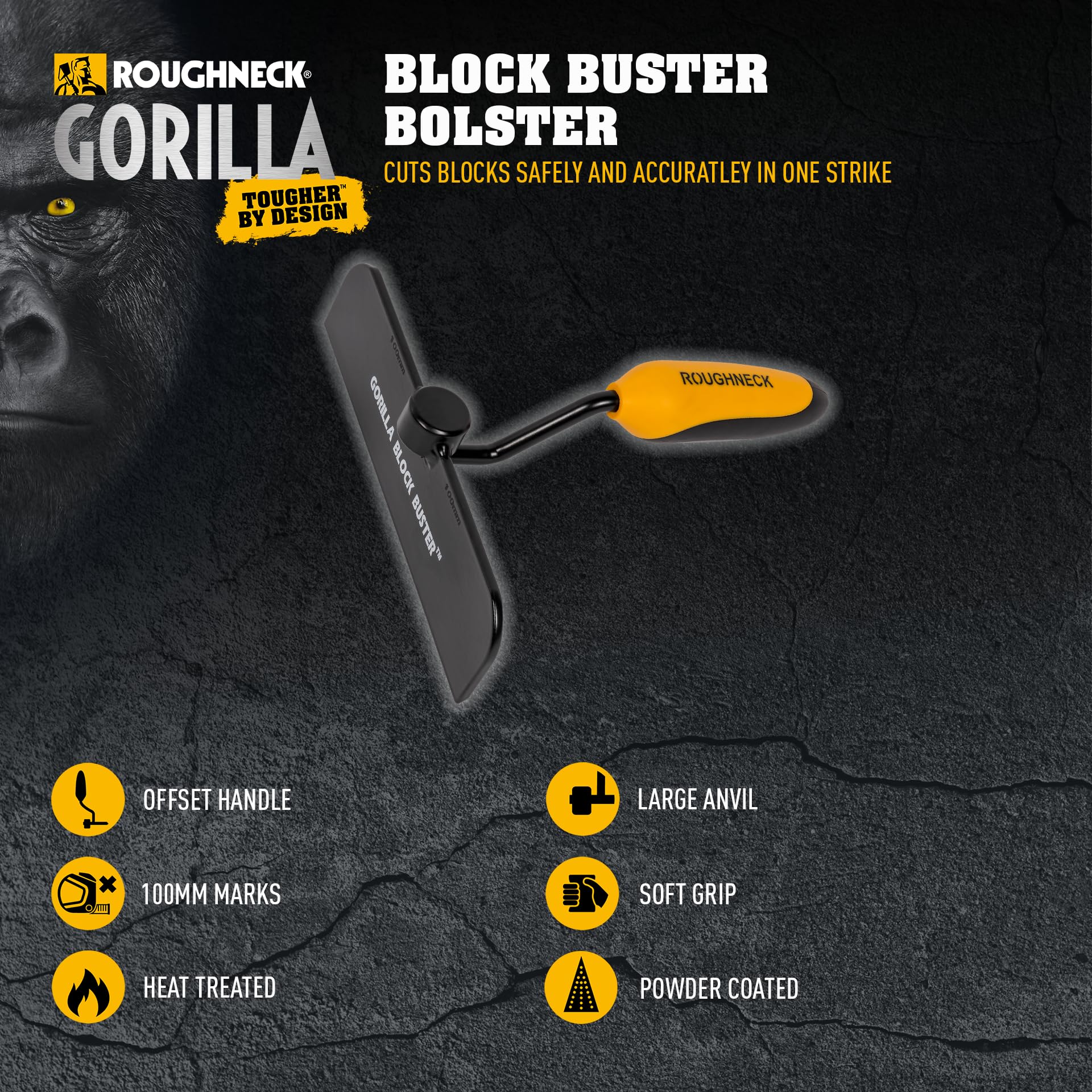 Roughneck 31-900 Werkzeug Gorilla Block Buster Bolster