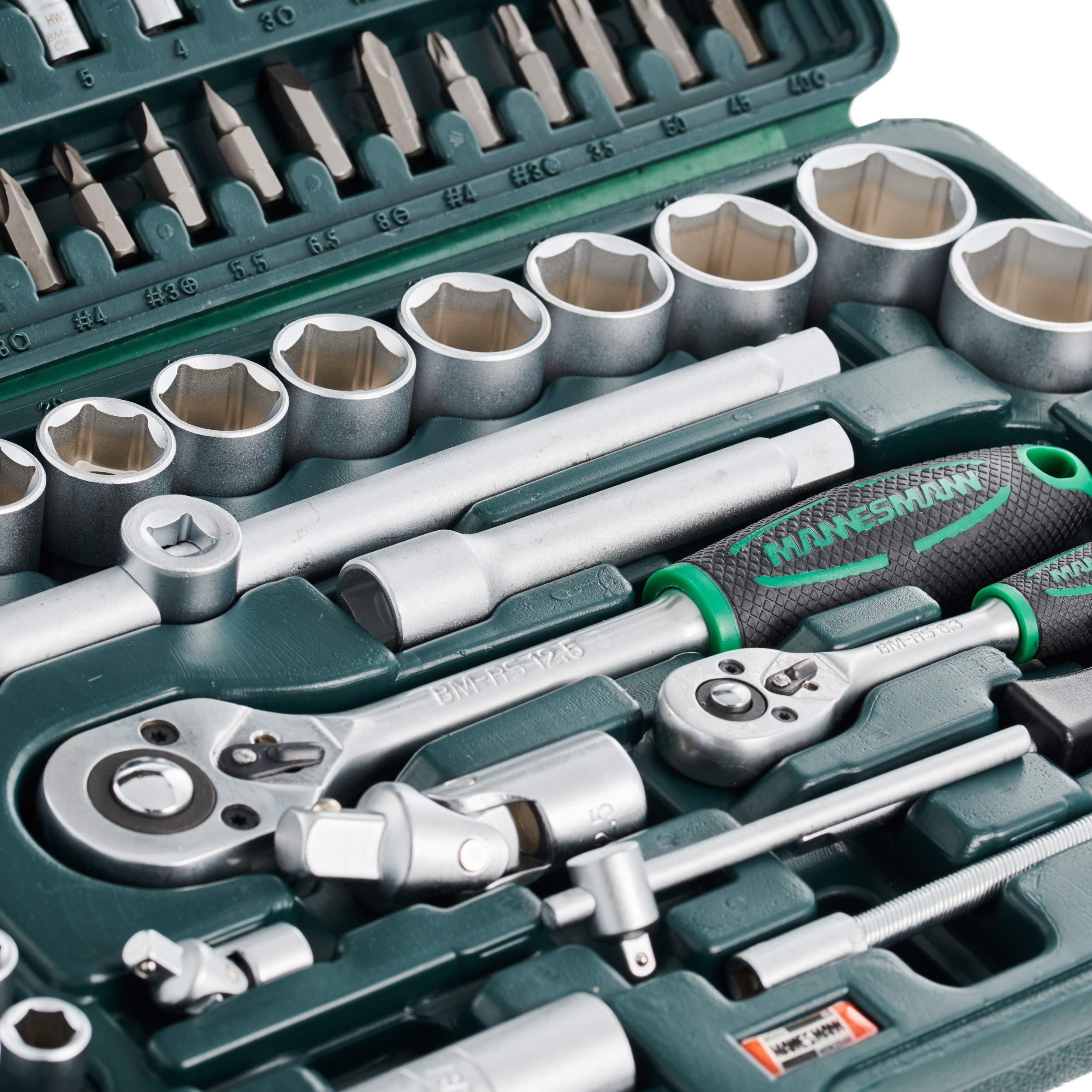 Mannesmann Allround M98410 Steckschlüsselsatz 94 tlg., 37,5 x 29 x 7 cm