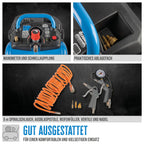 Güde Kompressor Airpower 190/08/6 (ölfrei, max. Druck 8 bar, Kessel 6 l, 1100 W, eff. Liefermenge 145 l/min, Druckminderer/Manometer/Kondensatablassschraube, inkl. 6-tlg. Zubehör, Testnote SEHR GUT)