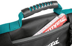 Makita E-15506 Werkzeug-Wickeltasche, klein und praktisch verstaubar, mit Tragegriff, Platz für eine Vielzahl von Handwerkzeugen, mit Schnellverschlussclipsen, Polyester, 350 x 45 x 195 mm (LxBxH)