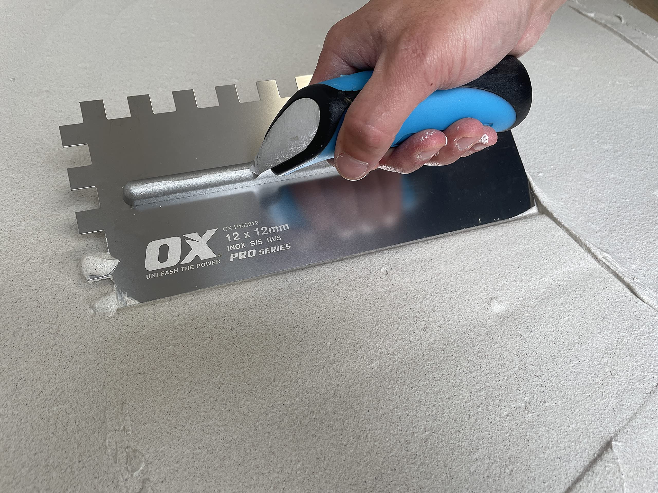OX Pro 12mm Notch Trowel