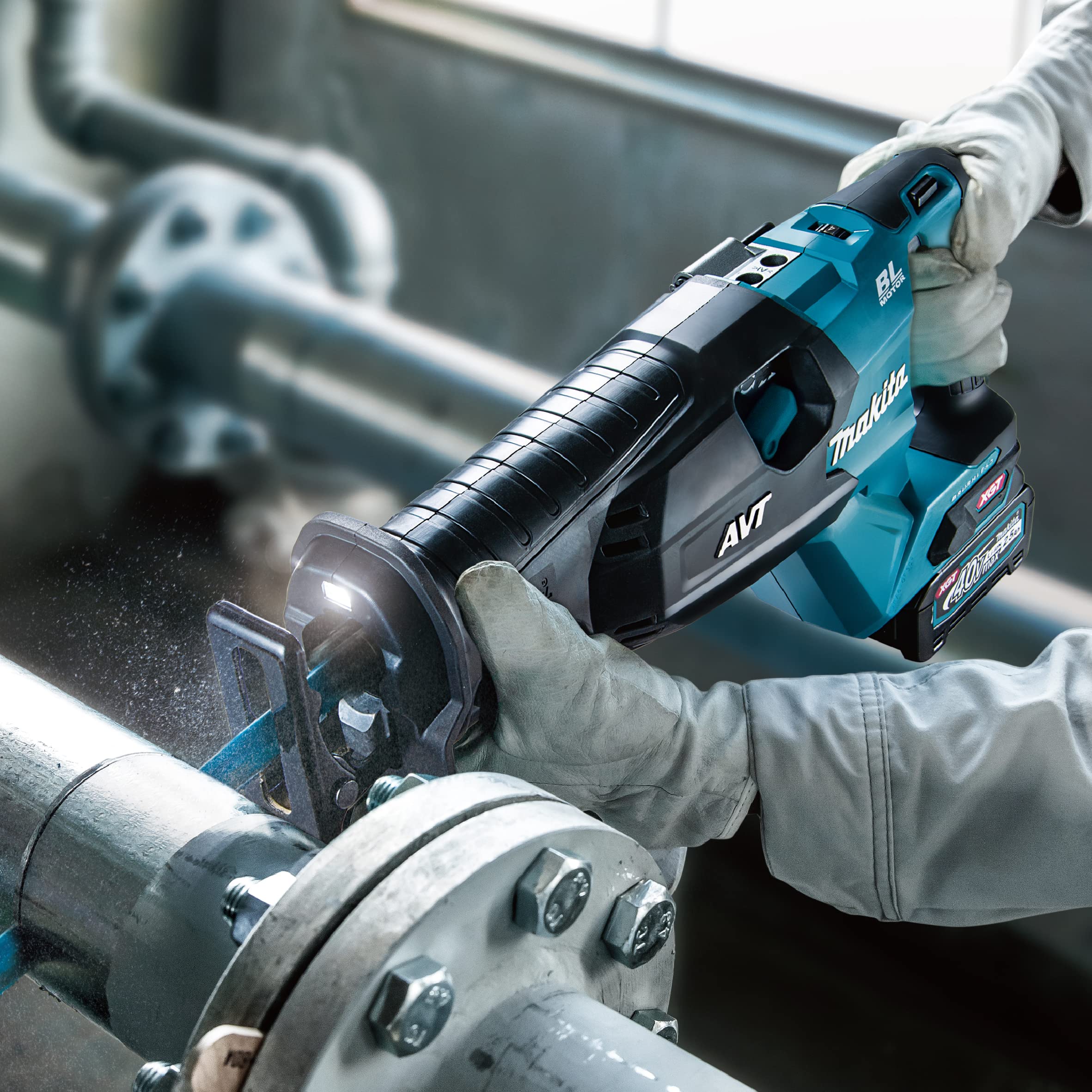Makita JR002GZ Akku-Reciprosäge 40V max. (ohne Akku, ohne Ladegerät), Blau