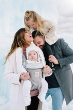 Ergobaby Omni 360 4-Positionen Babytrage für Neugeborene ab Geburt bis 20kg, 4-in-1 Kindertrage Tragesystem, Pearl Grey