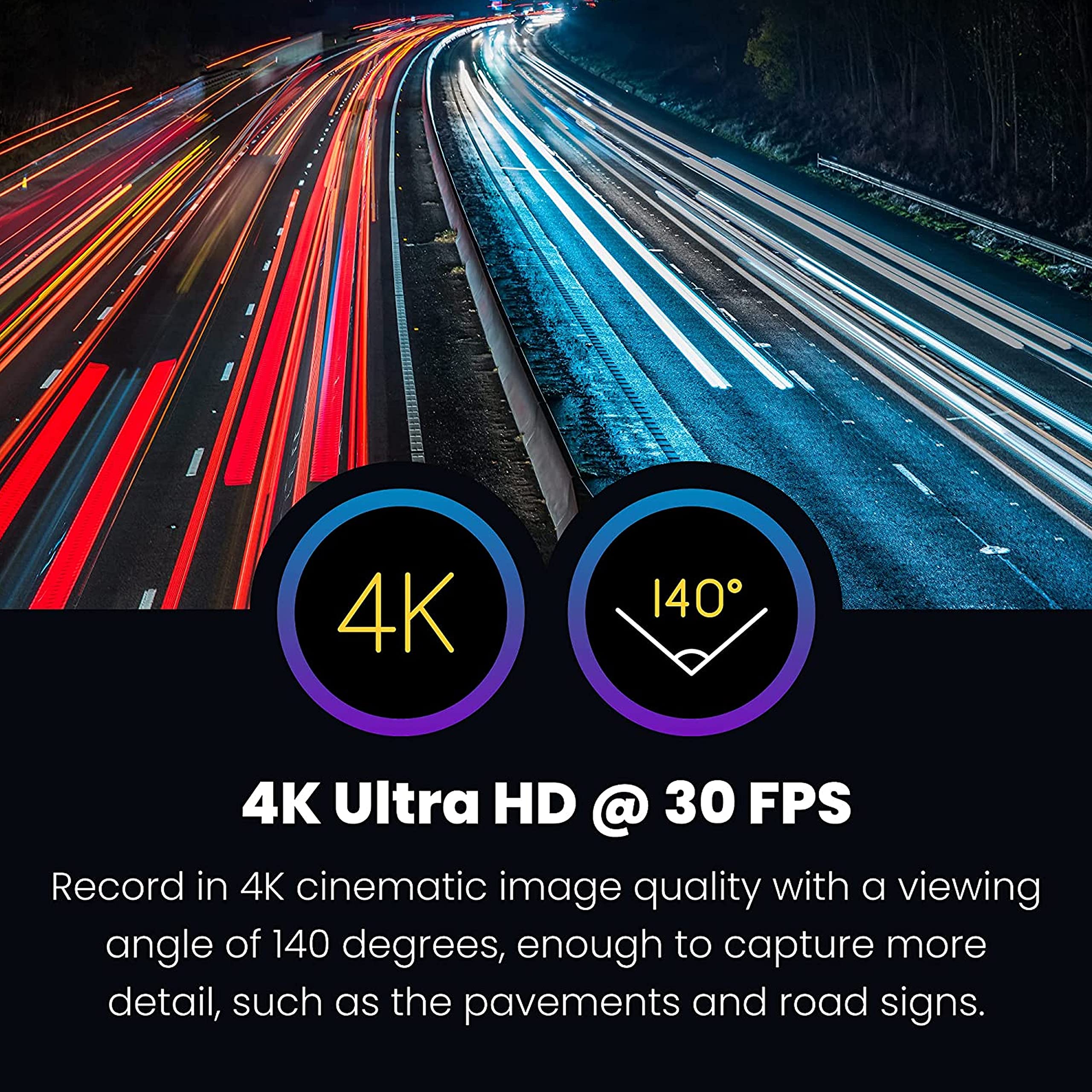 Nextbase® 622GW Dashcam Auto Vorne | Parkmodus 24/7 Parküberwachung | 2160p 30fps Dash Cam | 3-Zoll-Bildschirm | Auto Kamera 140 Grad Betrachtungswinkel Nachtsicht Pro