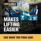 SHOULDER DOLLY 2 Personen Tragegurt, Transportgurt, Hebegurt zum Ergonomischen und Eifachen Heben Von Gegenstände bis zu 370 kg und 3,65 m Länge Möbel, Haushaltsgeräte und vieles meh LD2001