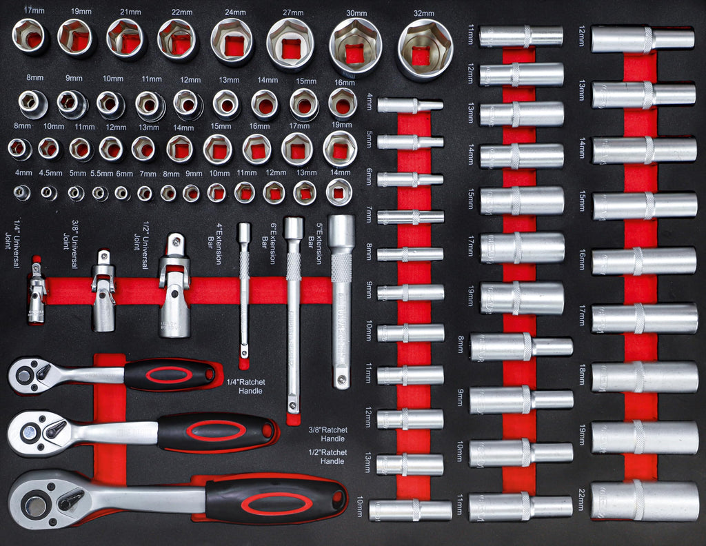BGS DIY 6058 | Werkstattwagen | 7 Schubladen | 1 Seitentür | mit 250 Werkzeugen
