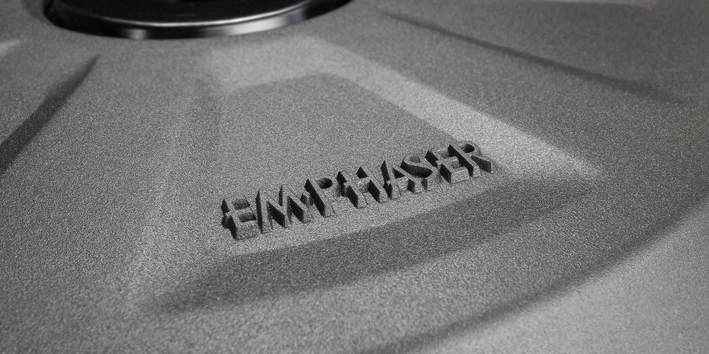 EMPHASER EBS111A – kraftvoller 28 cm Aktivsubwoofer zum Einbau in Reserverad Mulde/Felge, Auto Bassbox mit 200 Watt Verstärker, geschlossenes Gehäuse