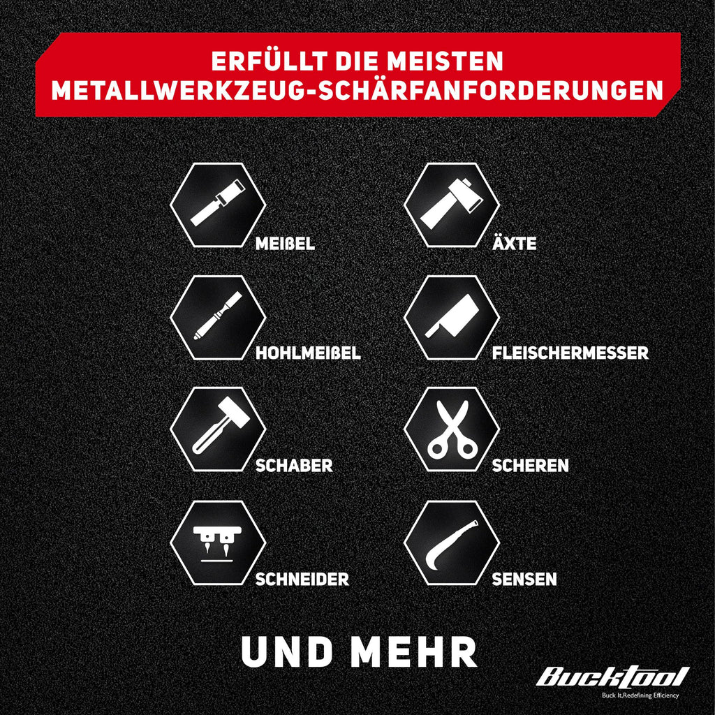 BUCKTOOL 250mm Nassschleifmaschine mit variabler Geschwindigkeit, Nass-Schleifmaschine, SCM8103