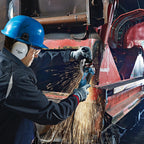 Bosch Professional Winkelschleifer GWS 19-125 CIE (inkl. Aufnahmeflansch, Schutzhaube, Spannmutter, Zusatzhandgriff, Zweilochschlüssel)