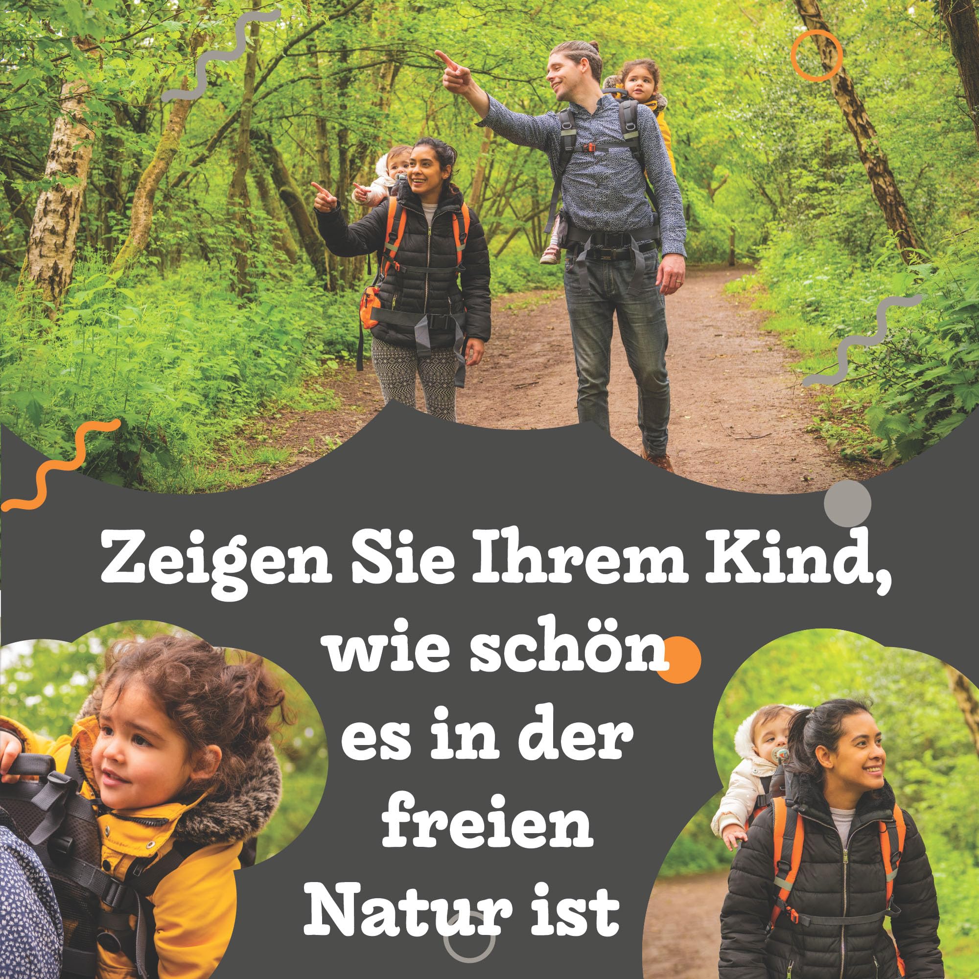 Luvdbaby Kraxe Kindertrage bis 18 Kg - Ergonomisch Kindertragerucksack für Kinder - Premium Toddler Carrier - Baby Tragerucksack - Babytrage Rückentrage Kleinkind - Rucksack mit Kindersitz