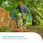 Gardena Astschere EnergyCut Pro L, Bypass-Astschere für grünes, frisches Holz, 50 mm Schnittdurchmesser, präzisionsgeschliffene Klingen, leichtes Design, ergonomische Griffe (12051-88)