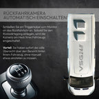 VSG24 Rückfahrkamera 7" Starter-Set Wohnmobil inkl. 2 Kameras in Weiß, Monitor, Kabel & Fernbedienung – Wasserdicht Nachtsicht 12V-24V / Robustes Rückfahrsystem für Wohnwagen Wohnmobile
