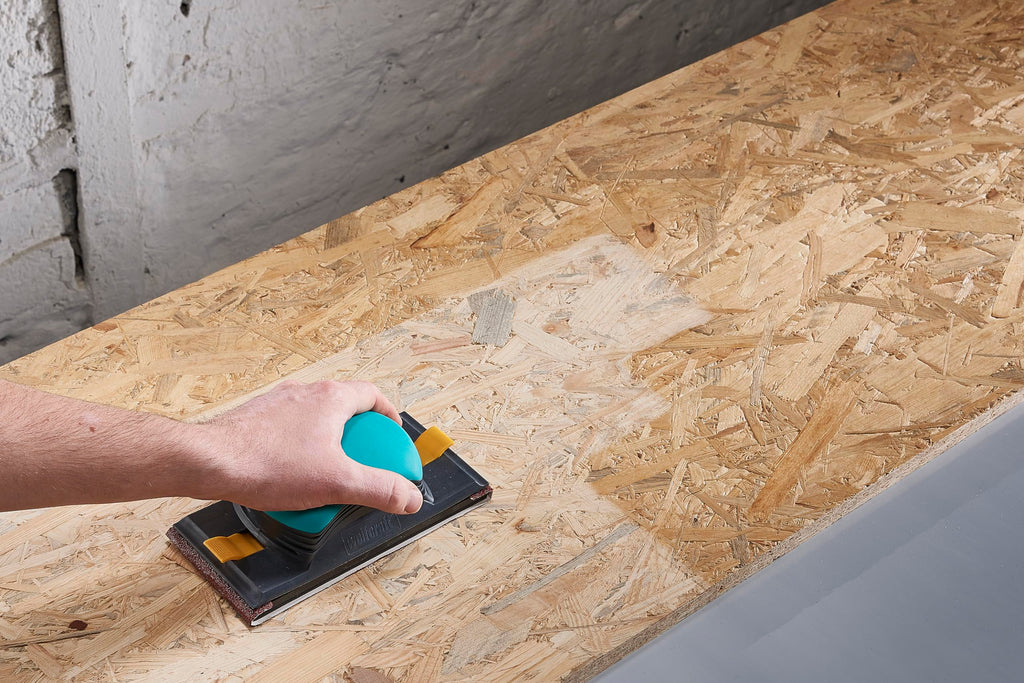 wolfcraft Universalschleifer I 5890000 I universell einsetzbar für Flächen und Ecken I für Schleifstreifen oder Schleifgitter 93 x 230 mm