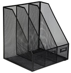 OSCO 3-fach Stehsammler aus Drahtgeflecht, schwarz MR3 BLACK