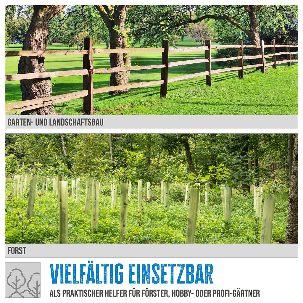 Güde Handerdbohrer GH 150 (Gesamtlänge 104 cm, ø 15 cm, für das Setzen von Zaunpfählen, Einpflanzungen etc, rutschfeste Handgriffe, großer Quergriff aus Metall für optimale Kraftübertragung)