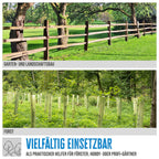 Güde Handerdbohrer GH 150 (Gesamtlänge 104 cm, ø 15 cm, für das Setzen von Zaunpfählen, Einpflanzungen etc, rutschfeste Handgriffe, großer Quergriff aus Metall für optimale Kraftübertragung)