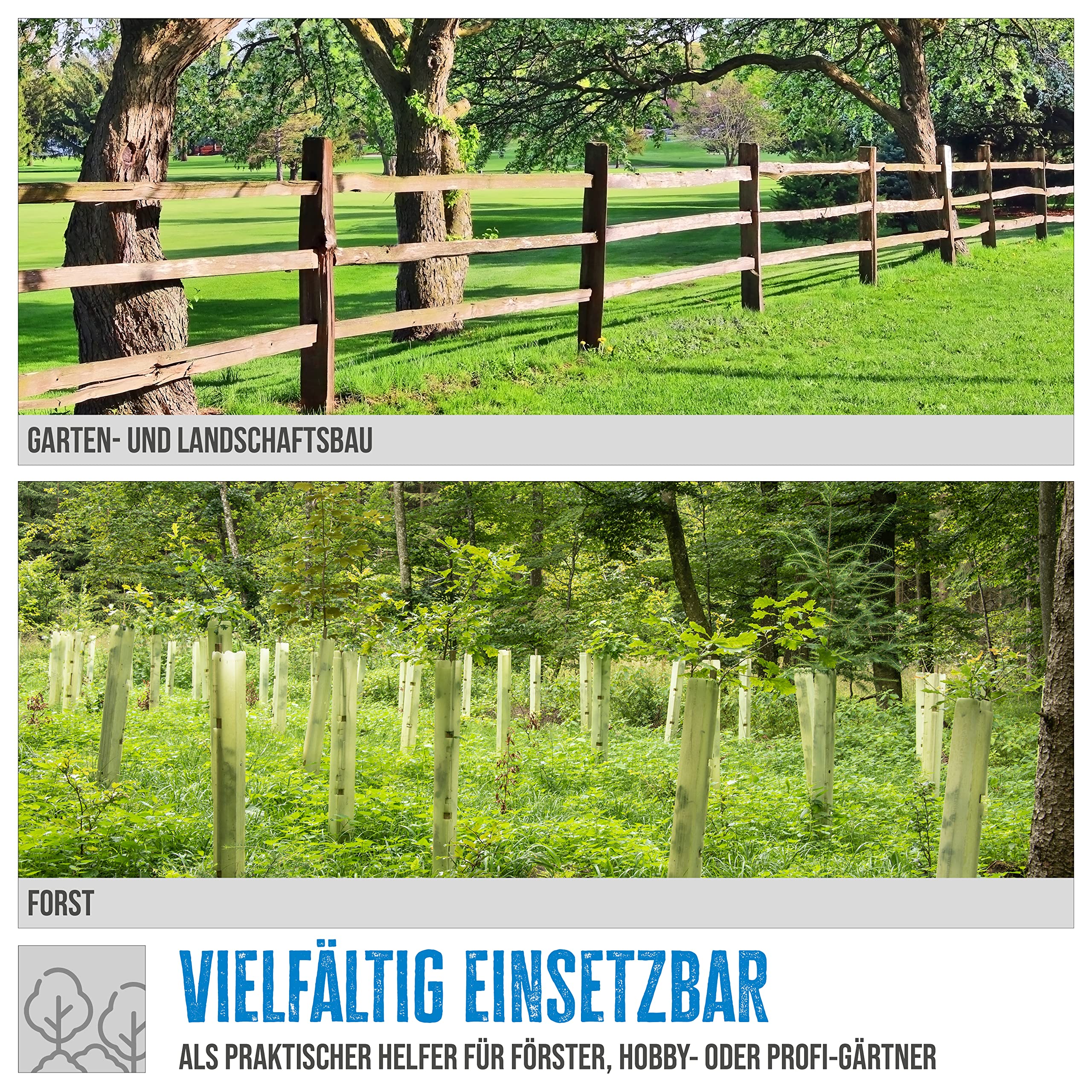 Güde Handerdbohrer GH 150 (Gesamtlänge 104 cm, ø 15 cm, für das Setzen von Zaunpfählen, Einpflanzungen etc, rutschfeste Handgriffe, großer Quergriff aus Metall für optimale Kraftübertragung)