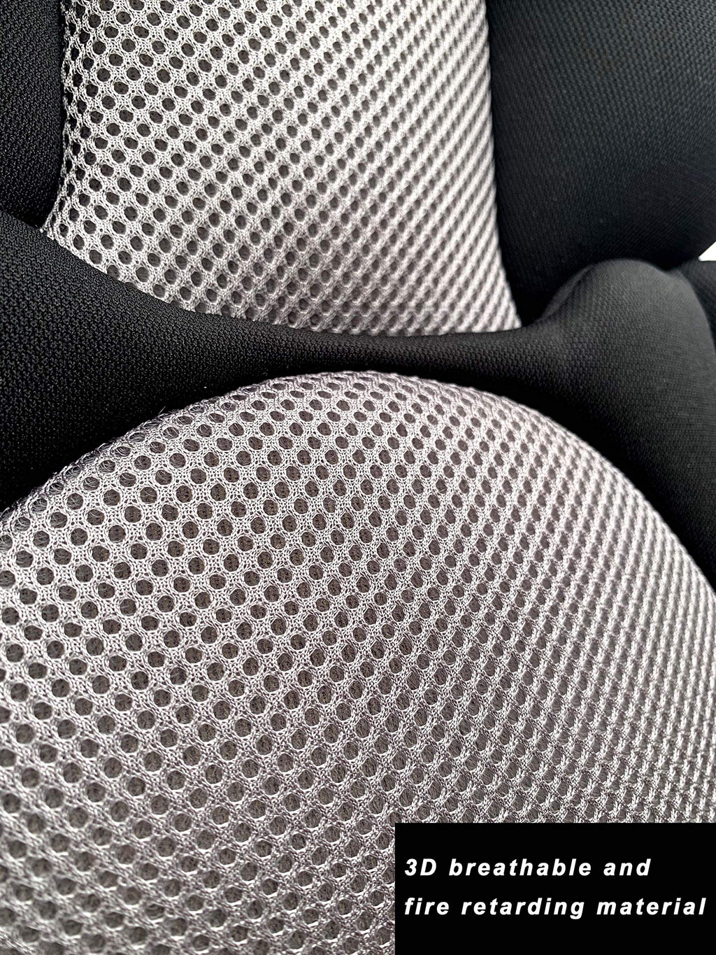 Storchenbeck Babyautositz kissen Autositz-Einsatz Sitzauflagen Universal für Kinderwagen Autositz Hochstuh (schwarz)