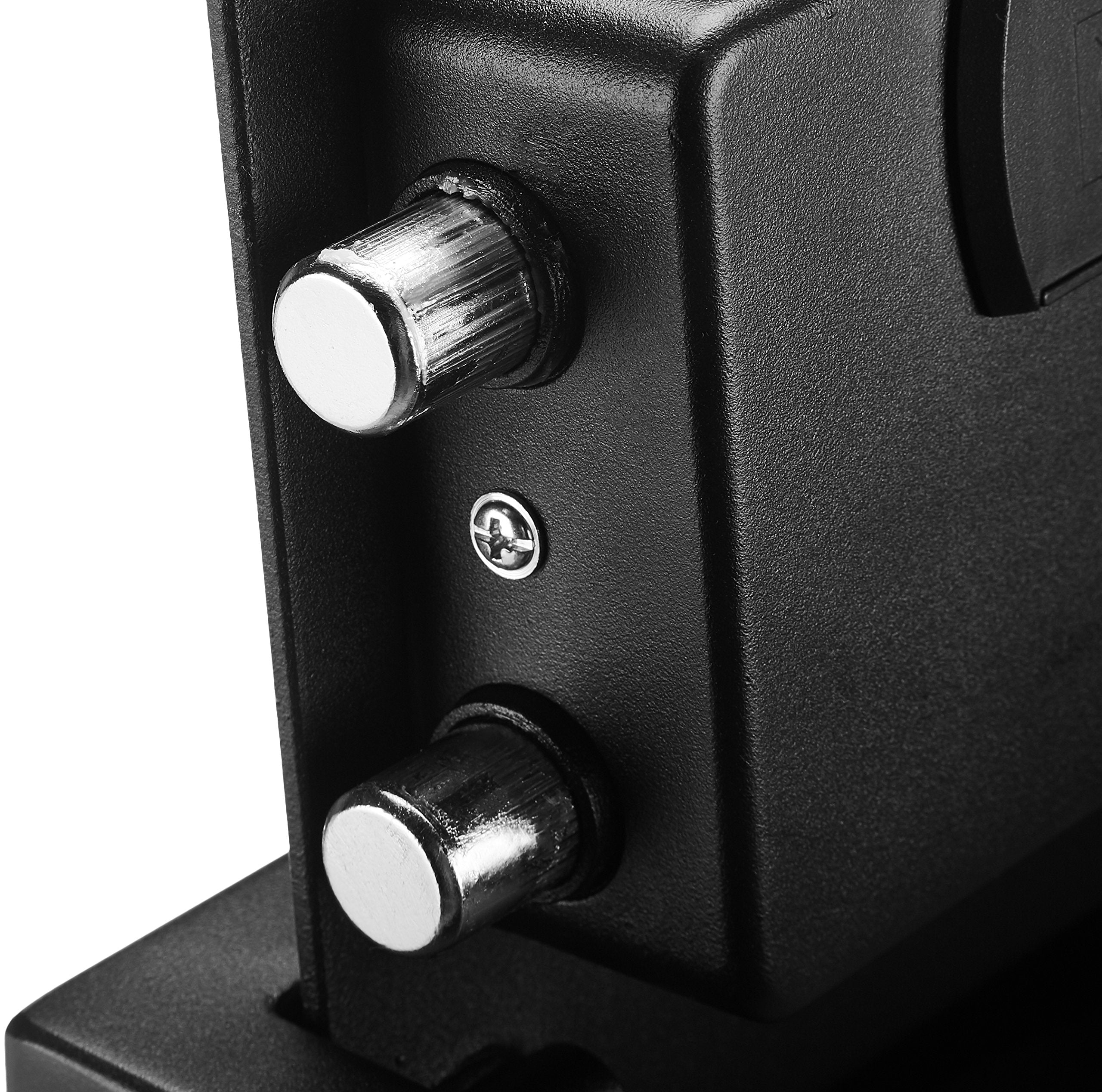 Amazon Basics Safe, klein, schlank, für Schreibtischschublade, mit programmierbarem Elektronisches Kombinationsschloss, schwarz, 30 cm B x 21.8 cm T x 11.2 cm H