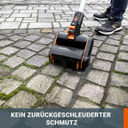 WORX WG441E.9 Akku-Multi-Bürste 20V -multifunktionale Oberflächenbürste für Stein-& Holfzflächenreinigung & Unkrautentfernung -integrierter Wasseranschluss -PowerShare kompatibel-ohne Akku & Ladegerät